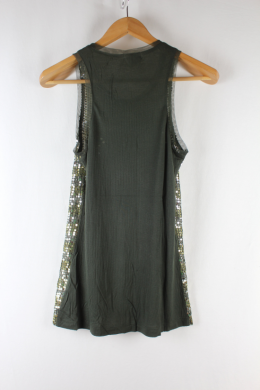 top lentejuelas verde miss sixty