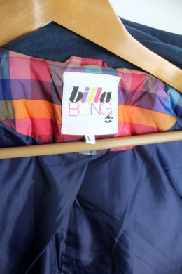 Chaqueta anorak cuadros billabong