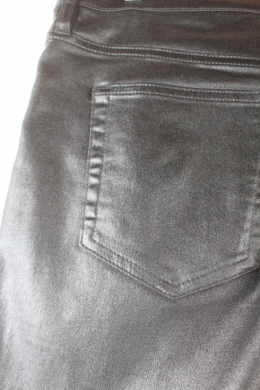 Pantalon pitillo encerado negro hm