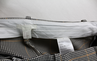 pantalon pata de gallo hm