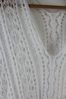 Poncho playero crochet