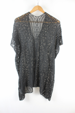 Poncho playero crochet