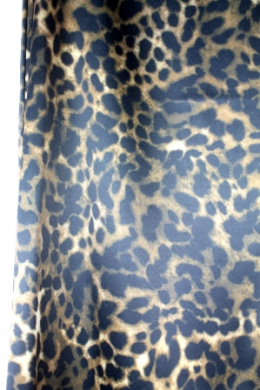 falda satinada animal print 