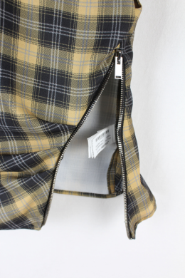 chaleco tartan zara