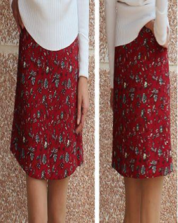 MINI FALDA ESTAMPADA CREPE