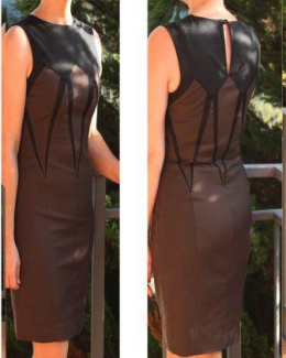 VESTIDO BICOLOR