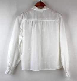 blusa bordada blanca cya