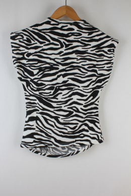camiseta estampado animal  print mango