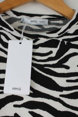 camiseta estampado animal  print mango