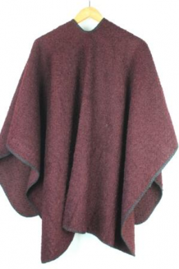 capa/poncho lana double m milano